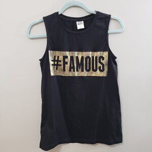 Vero Moda #Famous Hashtag Tank Top Tee Sz XS